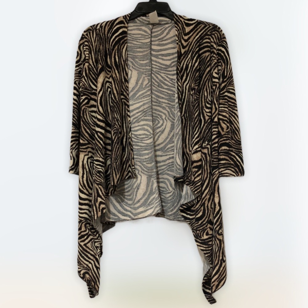 Zebra Print Spring Cardigan